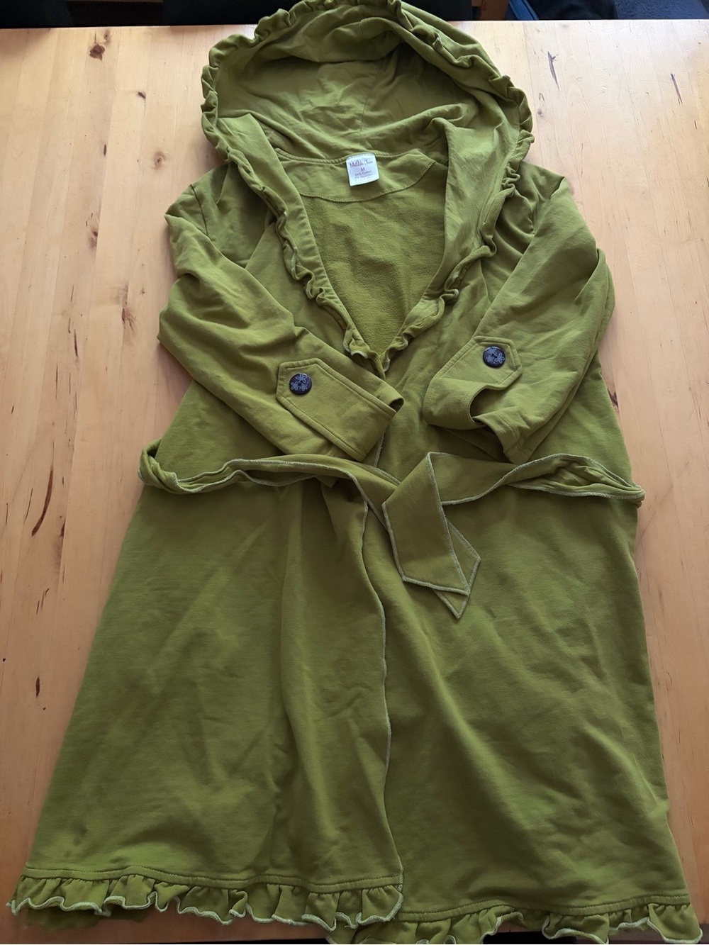 Matilda Jane Green Hooded Cotton Top